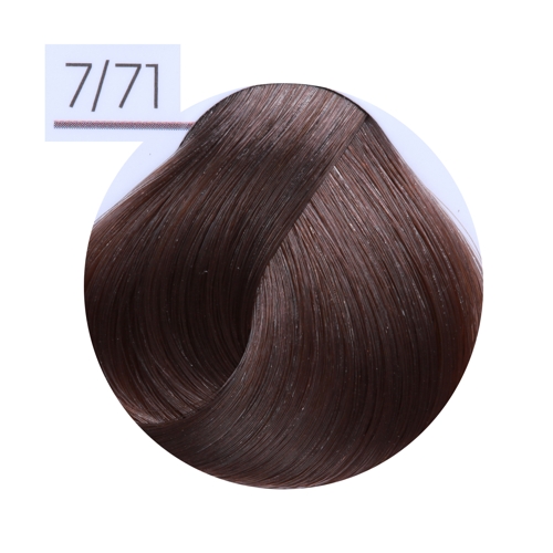 7/71 краска для волос, средне-русый коричнево-пепельный / ESSEX Princess 60 мл