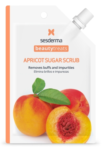 Маска-скраб для лица / BEAUTY TREATS Apricot sugar scrub mask 25 мл