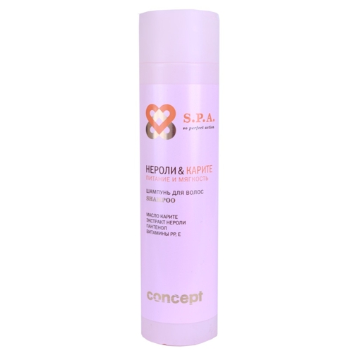 Шампунь для волос Питание и мягкость, нероли - карите / SPA Filling & Softness shampoo 250 мл