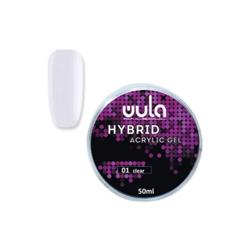 01 гель акриловый / Hybrid acrylic gel, Clear 50 мл