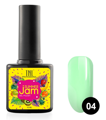 04 гель-лак для ногтей, неоновый светло-зеленый / Summer Jam 10 мл