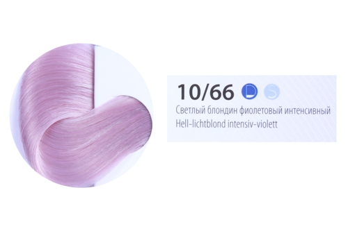 10/66 краска для волос, светлый блондин фиолетовый интенсивный / DE LUXE 60 мл