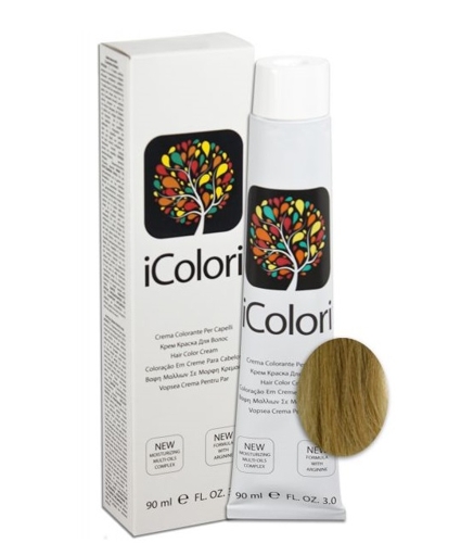 11.1 краска для волос, супер-платиновый пепельный блондин / ICOLORI 100 мл