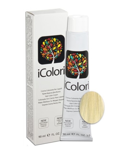 12.0 краска для волос, экстра супер-платиновый натуральный блондин / ICOLORI 100 мл