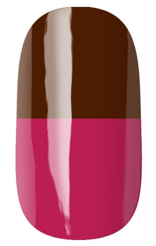 2956 гель-лак термо, коричневый - темно-розовый / Thermo 7 мл