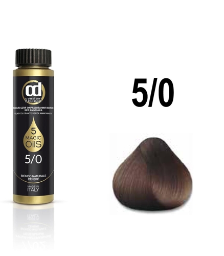 5.0 масло для окрашивания волос, каштаново-русый / Olio Colorante 50 мл