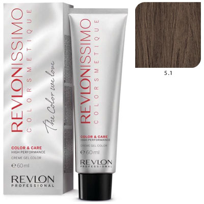 5.1 краска для волос, светло-коричневый пепельный / RP REVLONISSIMO COLORSMETIQUE 60 мл