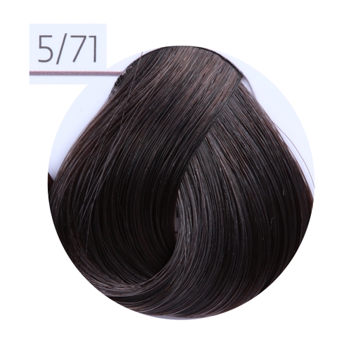 5/71 краска для волос, светлый шатен коричнево-пепельный (ледяной коричневый) / ESSEX Princess 60 м