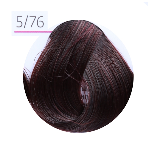 5/76 краска для волос, светлый шатен коричнево-фиолетовый (горький шоколад) / ESSEX Princess 60 мл