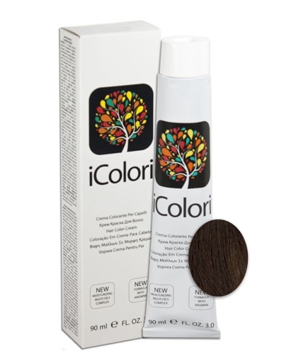 5.8 краска для волос, светло-каштановый шоколад / ICOLORI 100 мл