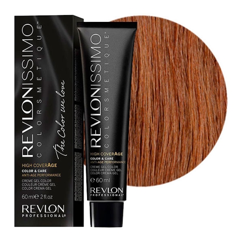 6-34 краска для волос, ореховый темный блондин / RP REVLONISSIMO COLORSMETIQUE High Coverage 60 мл