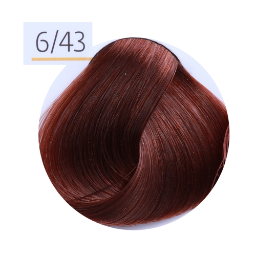 6/43 краска для волос, темно-русый медно-золотой (табак) / ESSEX Princess 60 мл
