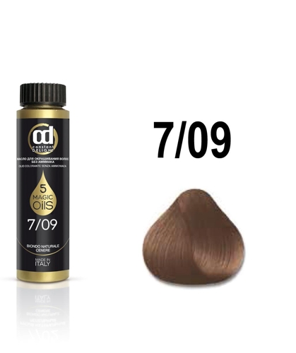 7.09 масло для окрашивания волос, ореховый / Olio Colorante 50 мл