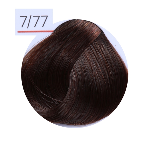 7/77 краска для волос, средне-русый коричневый интенсивный (капуччино) / ESSEX Princess 60 мл