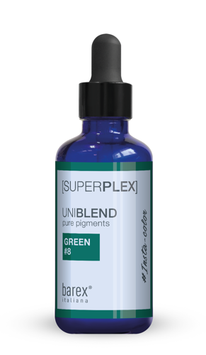 #8 пигмент прямого окрашивания для волос, зеленый / Superplex Uniblend Pure Pigments, Green 50 мл