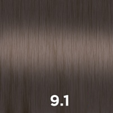 9.1 крем-краска для волос, очень светлый пепельный блондин / AURORA 60 мл