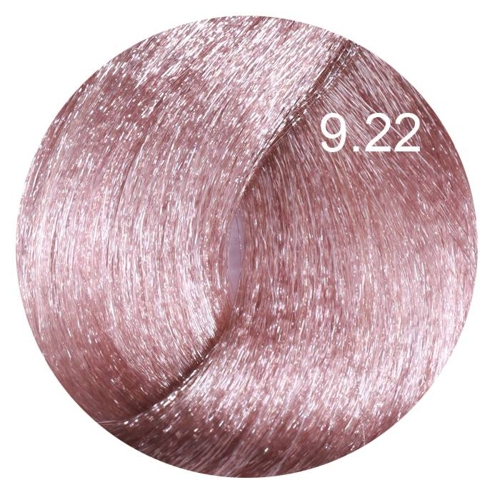 9.22 краска для волос, очень светлый блондин розовый ирис / LIFE COLOR PLUS 100 мл