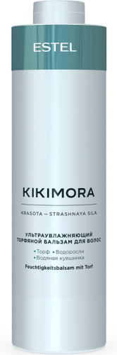 Бальзам ультраувлажняющий торфяной для волос / KIKIMORA 1000 мл