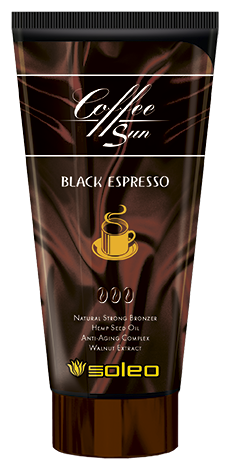 Бронзатор максимальный натуральный с запахом кофе эспрессо / Coffe Sun Black Espresso 150 мл