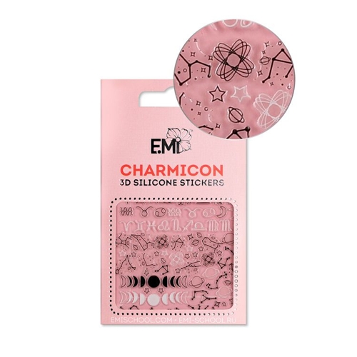 Декор для ногтей №126 Созвездия зодиака / Charmicon 3D Silicone Stickers