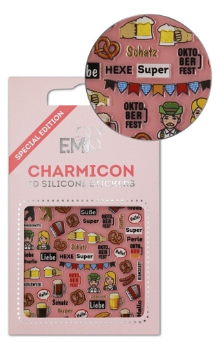Декор для ногтей Германия 2 / Charmicon 3D Silicone Stickers