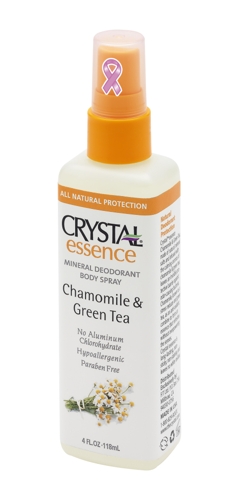 Дезoдорант-спрей, ромашка и зеленый чай / Crystal Sprey Chamomile & GreenTea 118 мл
