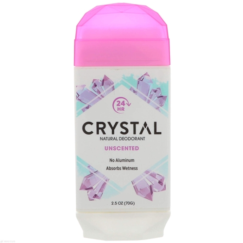 Дезодорант твёрдый невидимый, без запаха / Crystal Body Deodorant 70 г