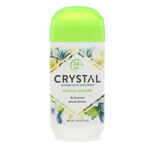 Дезодорант твёрдый невидимый, ваниль и жасмин / Crystal Body Deodorant 70 г