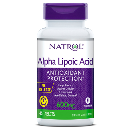 Добавка биологически активная к пище ALPHA LIPOIC ACID 600 мг 45 таблеток пролонгированного высвобо