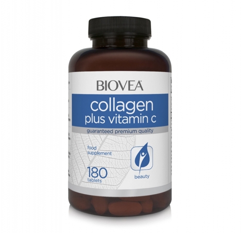Добавка биологически активная к пище Коллаген плюс Витамин С / Collagen Plus Vitamin C 180 таблеток