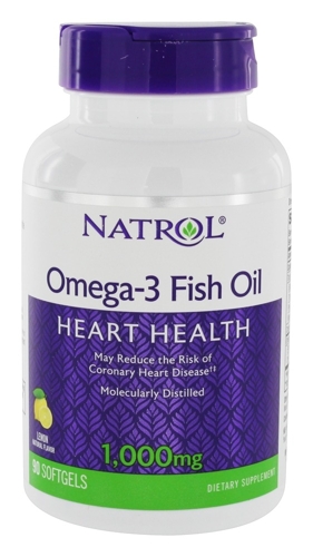 Добавка биологически активная к пище Натрол омега-3 фиш оил / Omega-3 Fish Oil 1000 мг 90 капсул