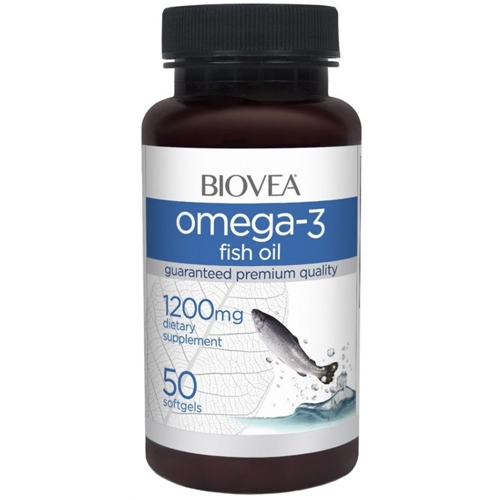 Добавка биологически активная к пище Омега-3 Фиш Ойл / Omega-3 Fish Oil 1200 мг 50 капсул