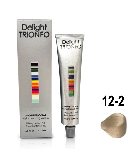 ДТ 12-2 крем-краска стойкая для волос, специальный блондин пепельный / Delight TRIONFO 60 мл
