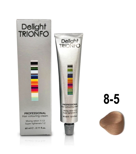 ДТ 8-5 крем-краска стойкая для волос, светло-русый золотистый / Delight TRIONFO 60 мл