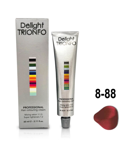 ДТ 8-88 крем-краска стойкая для волос, светло-русый интенсивный красный / Delight TRIONFO 60 мл