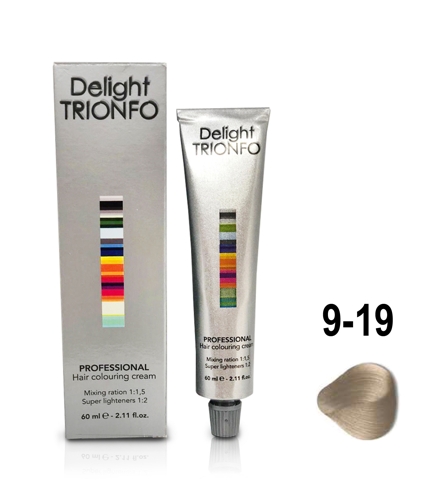 ДТ 9-19 крем-краска стойкая для волос, блондин сандре фиолетовый / Delight TRIONFO 60 мл