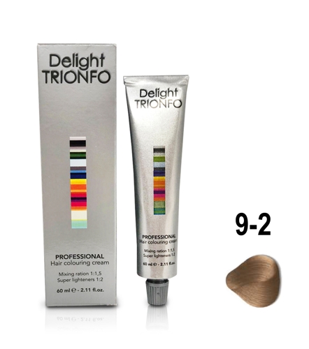 ДТ 9-2 крем-краска стойкая для волос, блондин пепельный / Delight TRIONFO 60 мл