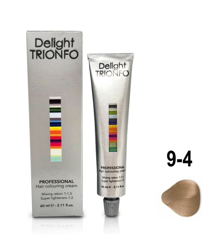ДТ 9-4 крем-краска стойкая для волос, блондин бежевый / Delight TRIONFO 60 мл