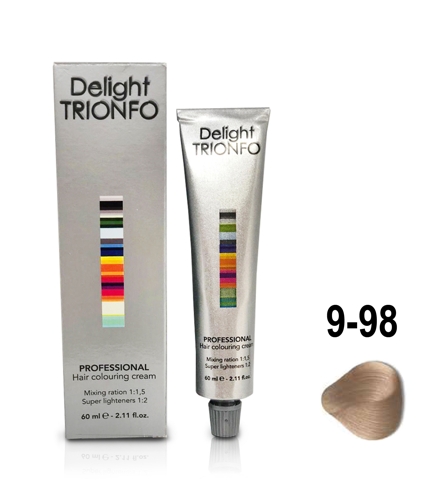 ДТ 9-98 крем-краска стойкая для волос, блондин фиолетово-красный / Delight TRIONFO 60 мл
