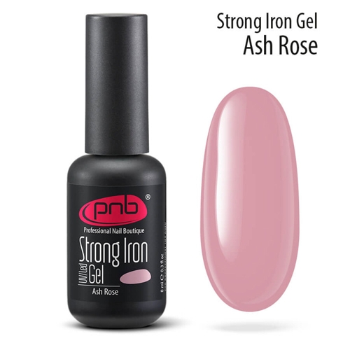 Гель конструирующий стронг айрон пепельная роза / Sculpting Strong Iron Gel PNB UV/LED, Ash rose 8 