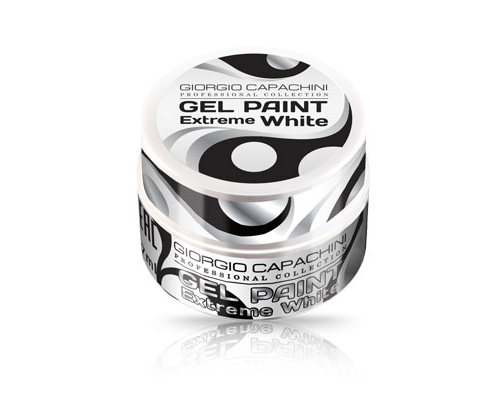 Гель-краска для дизайна ногтей, экстра белая / Extreem White 7 мл