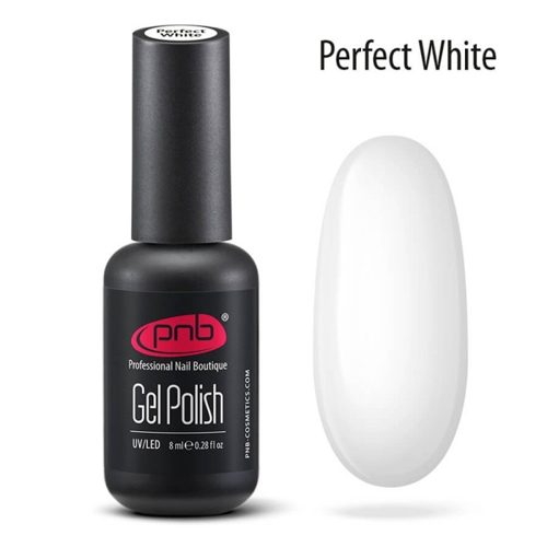 Гель-лак для ногтей / Gel Polish PNB Perfect UV/LED, white 8 мл