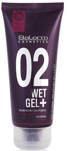 Гель средней фиксации с эффектом мокрых волос / WET GEL+ PRO-LINE 200 мл