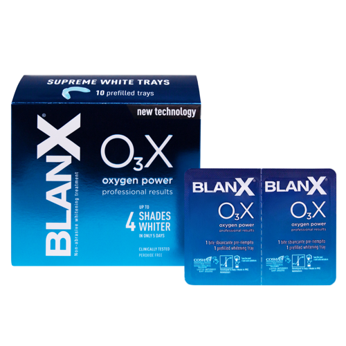 Капы для отбеливания зубов O3X Сила кислорода / BlanX O3X Supreme White Trays 10 шт