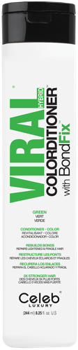 Кондиционер тонирующий, зеленый / Viral Green Colorditioner 244 мл