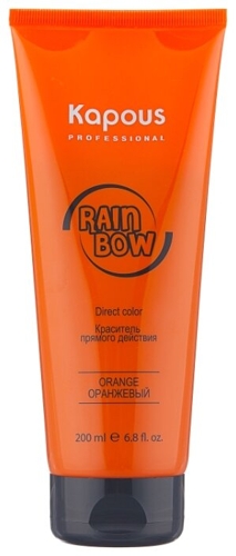 Краситель прямого действия для волос, оранжевый / Rainbow 200 мл
