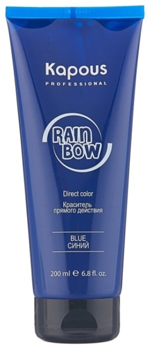 Краситель прямого действия для волос, синий / Rainbow 200 мл