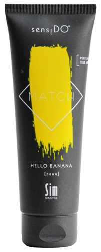 Краситель прямого действия, желтый неоновый / SensiDO Match Hello Banana neon 125 мл