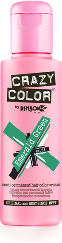 Краска для волос, изумрудно-зеленый / Crazy Color Emerald Green 100 мл