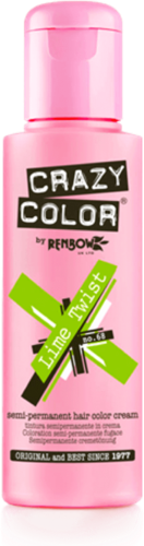 Краска для волос, лайм / Crazy Color Lime Twist 100 мл